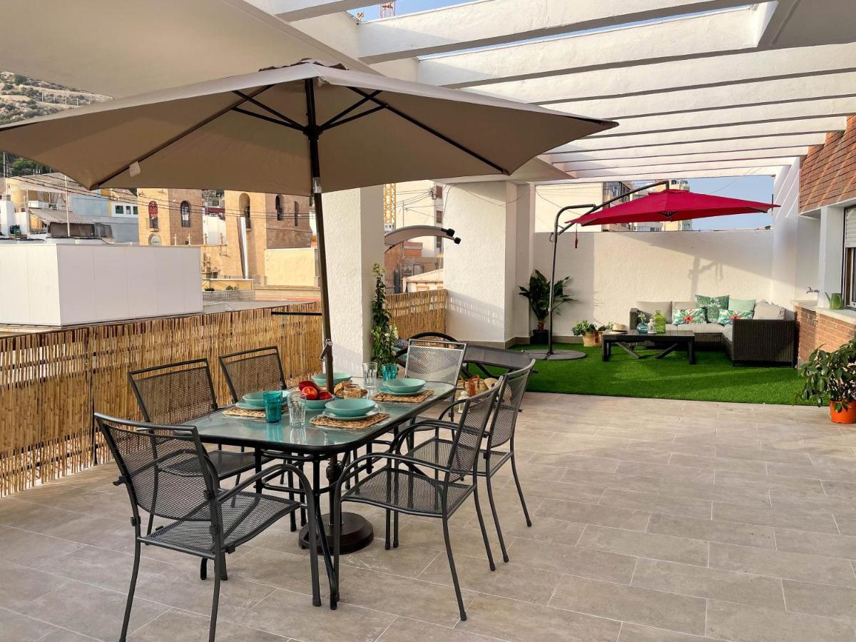 אליקאנטה La Terraza. Vistas Al Castillo A 1 Min. De La Playa מראה חיצוני תמונה