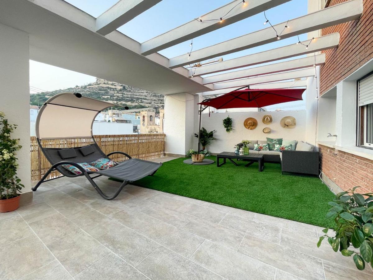 אליקאנטה La Terraza. Vistas Al Castillo A 1 Min. De La Playa מראה חיצוני תמונה