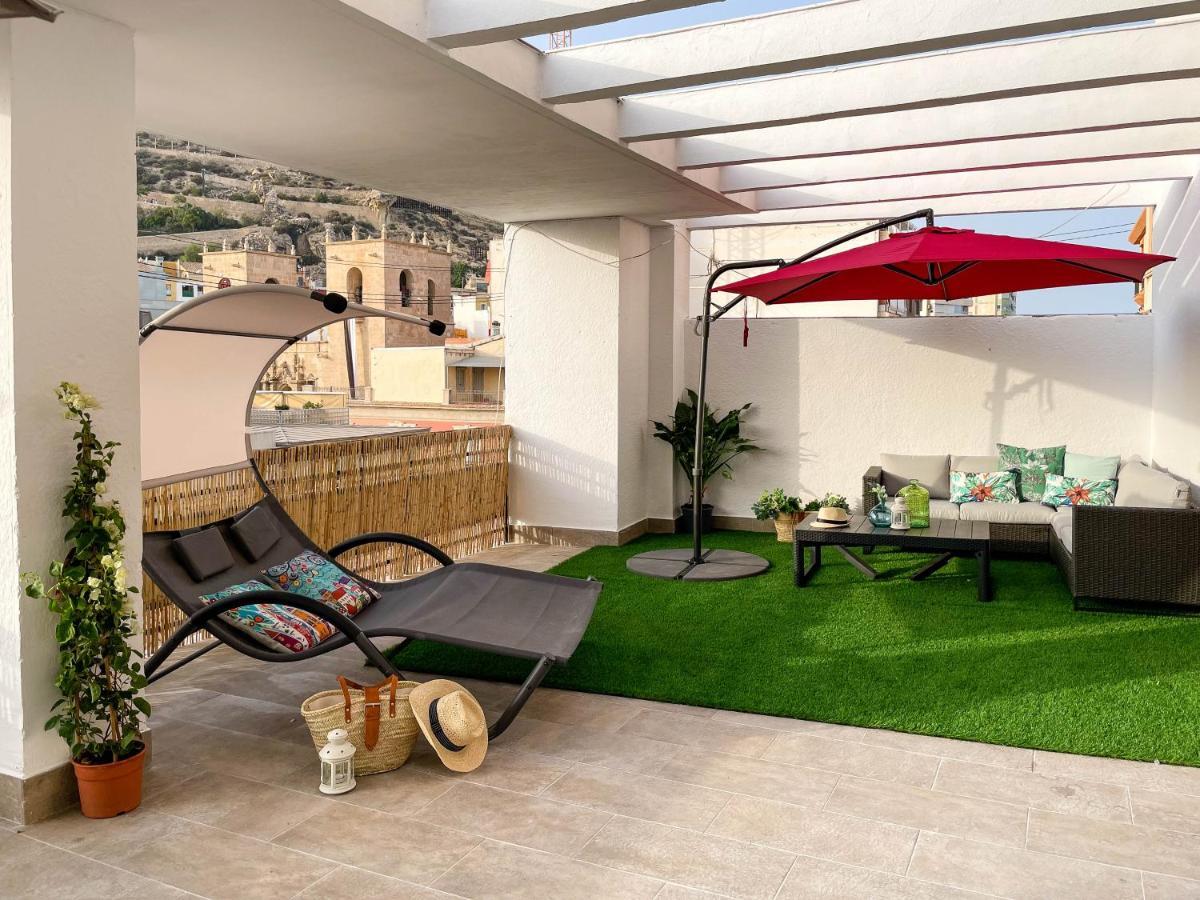 אליקאנטה La Terraza. Vistas Al Castillo A 1 Min. De La Playa מראה חיצוני תמונה