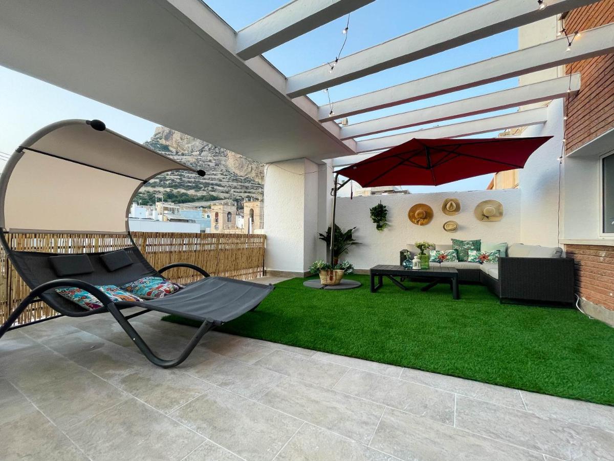 אליקאנטה La Terraza. Vistas Al Castillo A 1 Min. De La Playa מראה חיצוני תמונה